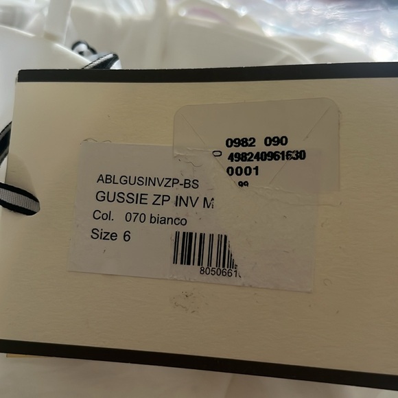 Chiara Boni La Petite Robe Gussie Tiered Ruffle Midi White Dress sz 6 NWT - Picture 6 of 14